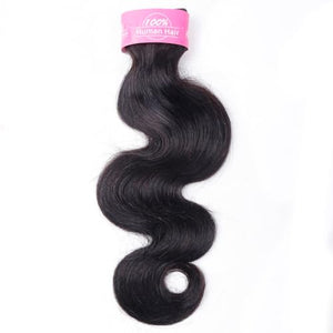 RESACA 24 Inch Body Wave HD Lace Closure Human Hair 4x4 Transparent Swiss Lace Front 150 Density for Women 100% Unprocessed Brazilian Virgin Human Hair (Nature Black Color)