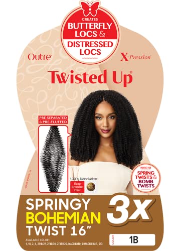 Outre Xpression Twisted Up Springy Bohemian Twist 3X (16", 2)