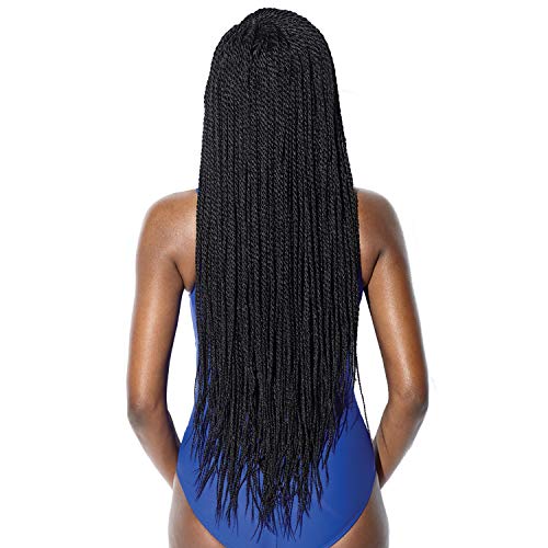 Sensationnel Ruwa Braided Lace Wig Cloud 9 Swiss Lace 4X4 Senegal Twist 32" (1)