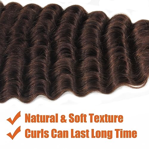 Haftaluv Bulk Human Braiding Hair Deep Wave Virgin Human Hair Curly Braiding Hair For Bohemian Knotless Boho Braids Burgundy No Weft 100 Percent Human Hair Bundles For Braiding(20inch, 100g, BUG)