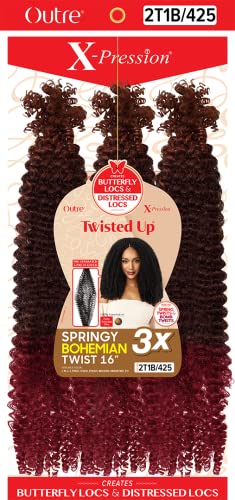 Outre Xpression Twisted Up Springy Bohemian Twist 3X (16", 2)