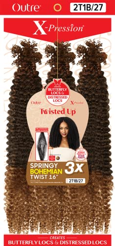 Outre Xpression Twisted Up Springy Bohemian Twist 3X (16", 2)