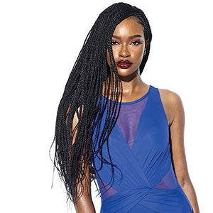 Sensationnel Ruwa Braided Lace Wig Cloud 9 Swiss Lace 4X4 Senegal Twist 32" (1)