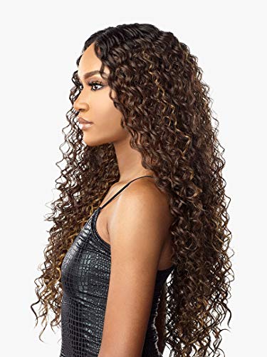 Sensationnel Vice Lace Front Wigs - Vice Unit 1 5 inch Deep part synthetic wig preplucked hairline HD Lace frontal with babyhair – VICE Unit 1 (FLAMBOYAGECHOCOLATE)