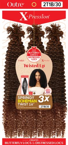 Outre Xpression Twisted Up Springy Bohemian Twist 3X (16", 2)