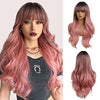 Wavy Light Pink  | 100% Human Hairs Wigs