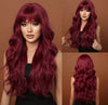 Wavy Burgundy  | 100% Human Hairs Wigs